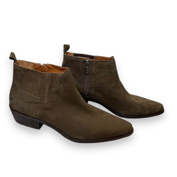 Lucky Brand Hikalli brown suede leather ankle boot NEW - Picture 2 of 10